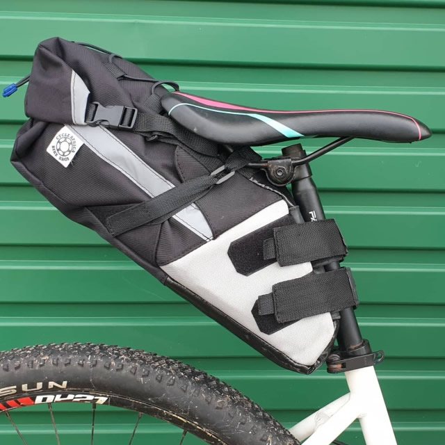 Bike packing seat post bag